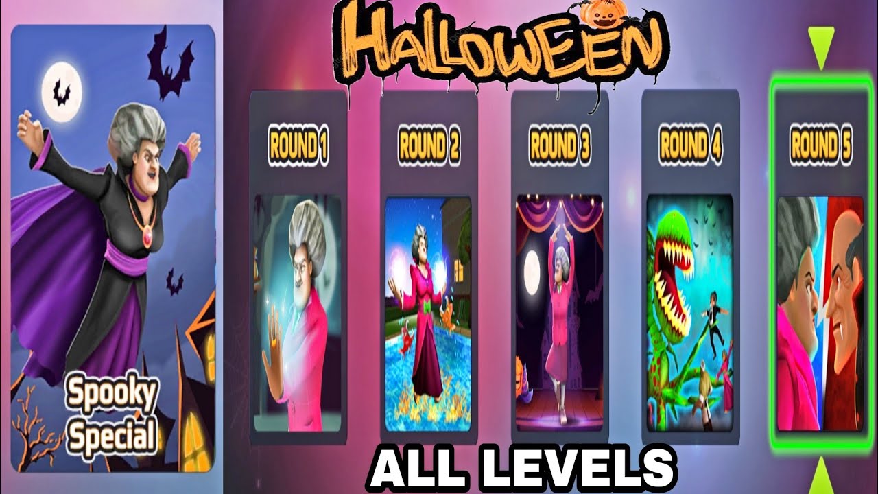 Scary Teacher 3D- New Chapter Spooky Special All Levels| Halloween 2022