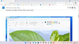 Redesigned Paint app for Windows 11 screenshot 2