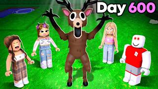 I Joined A GIRLS ONLY TEAM To BEAT THE GAME In 99 Nights in the Forest!