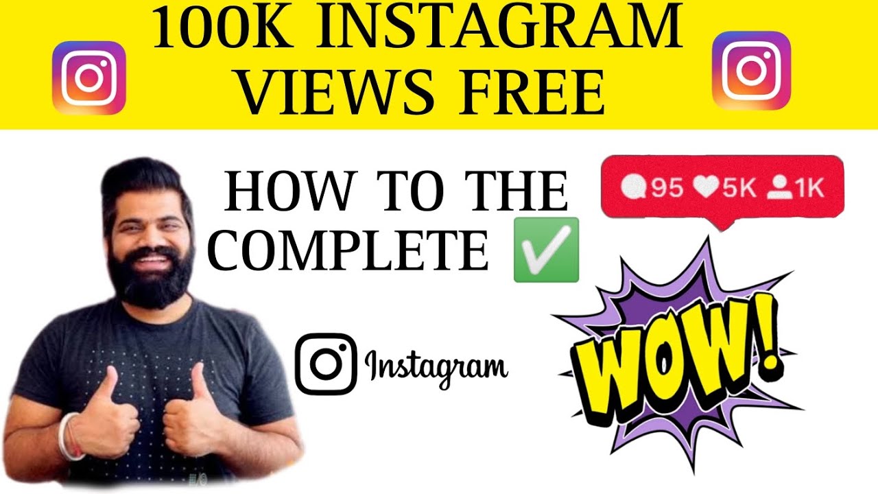 How To The Complete 100k Views On Instagram Reels 👀 #manojdey # ...