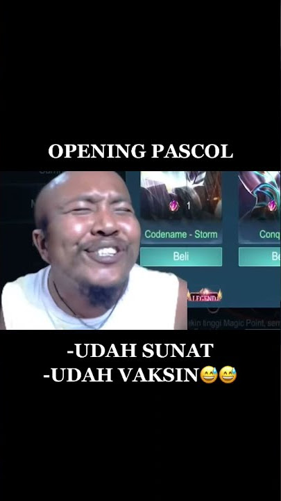 Opening Bang Pascol Terbaru😅