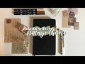 journal with me: vintage theme ☕️🍂