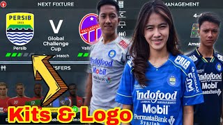 How To Create Persib Team Kits & Logo 2020-21 | Dream League Soccer 2020