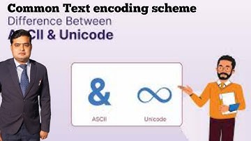 Class 9th Computer U#02 (@COMMON TEXT ENCODING SCHEMES(@ASCII & UNICODE)