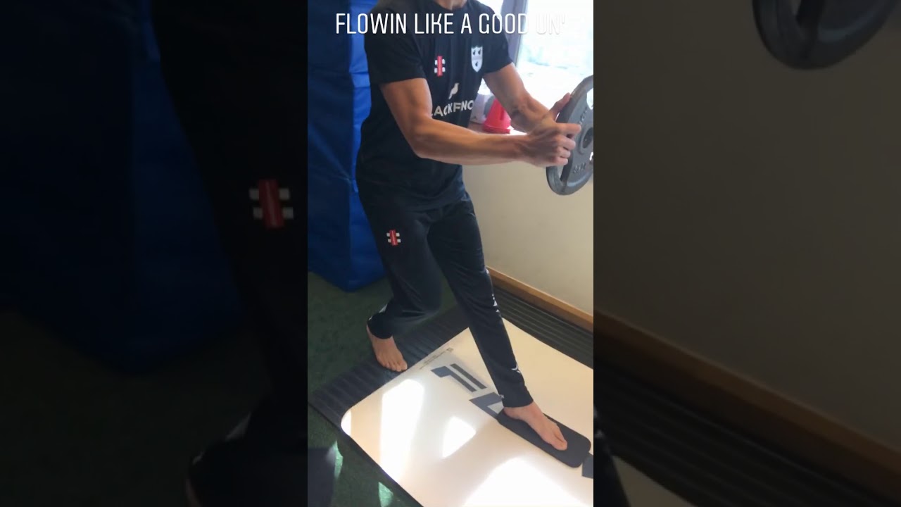 Cricket Strength fast bowling training Anterior slide YouTube