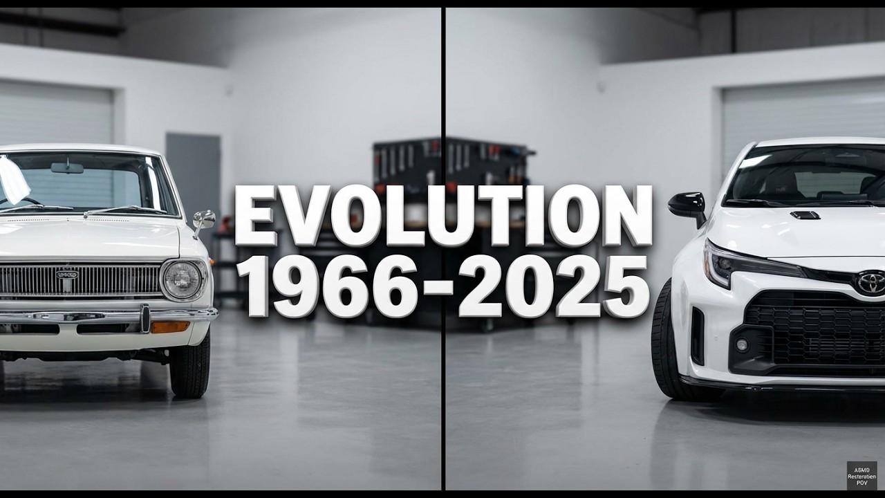 ASMR Restoration POV: Toyota Corolla Evolution (1966 - 2025) | AE86 to GR Corolla
