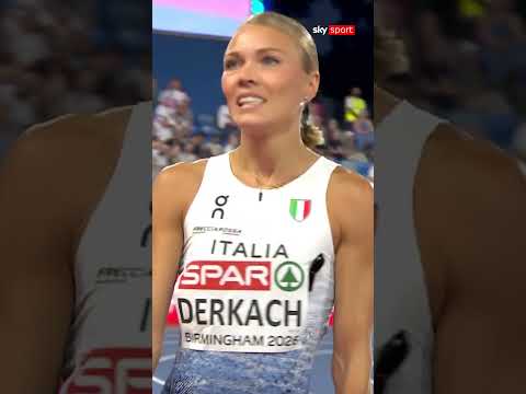 Video Dariya Derkach conquista la MEDAGLIA D'ORO nel salto triplo agli Europei di Birmingham