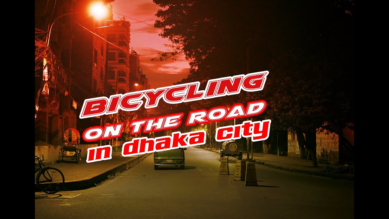 bicycle ride in the morning in Dhaka Bangladesh।। bicycling on the road