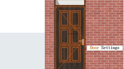 4- Archicad Door and door settings