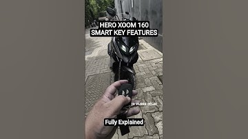 2025 Hero Xoom 160 Smart Key Features #shorts #hero #xoom #smart #key #features #trending #viral