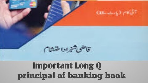 👌I.Com Part 2 Principle of Banking Guess Paper 2024|12th Banking 10 important Long Questions| #exam