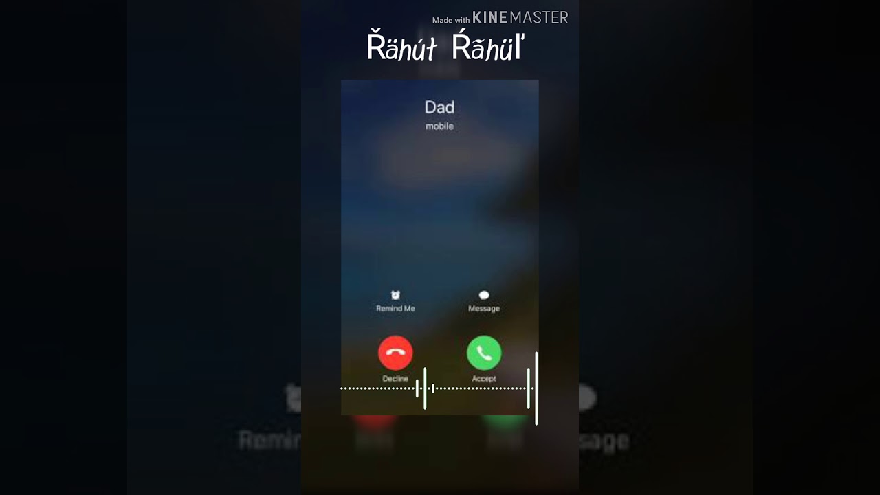 Your Dad is calling you ringtone YouTube