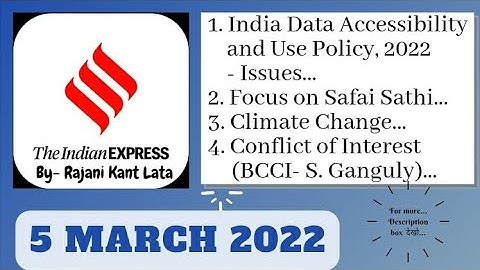 5 March 2022 | Gargi Classes Indian Express Editorial Analysis/Discussion | Rajani Kant Lata