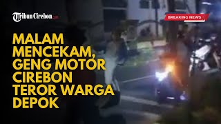 AKSI BRUTAL GENG MOTOR CIREBON: Bawa Sajam dan Teror Warga di Depok, Polisi Langsung Sisir Lokasi!