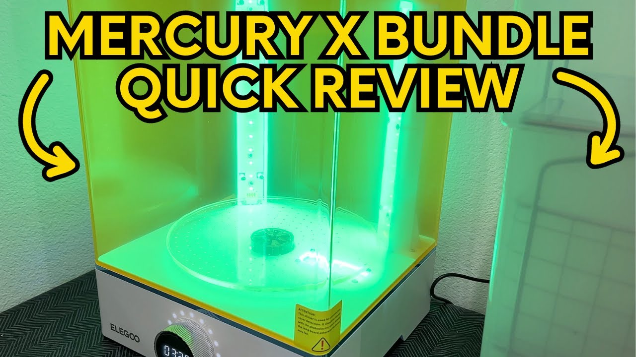 Review: ELEGOO Mercury X Bundle with Separate Wash Station and Cure Station for Large Resin 3D Print