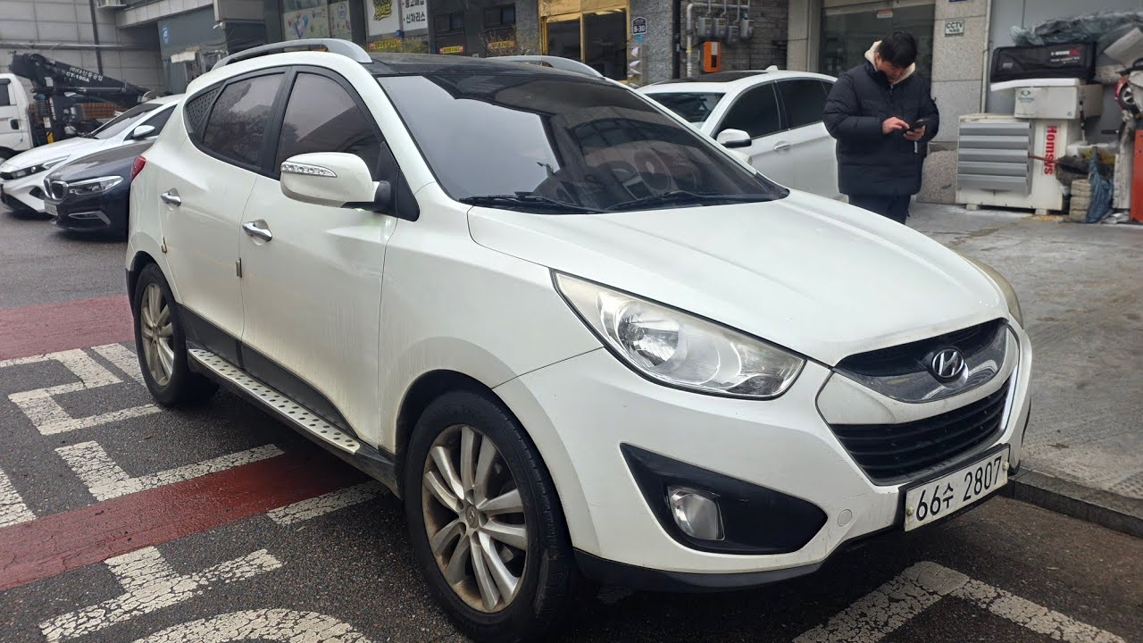 2010 HYUNDAI TUCSON WHITE CARTRUST.KOREA