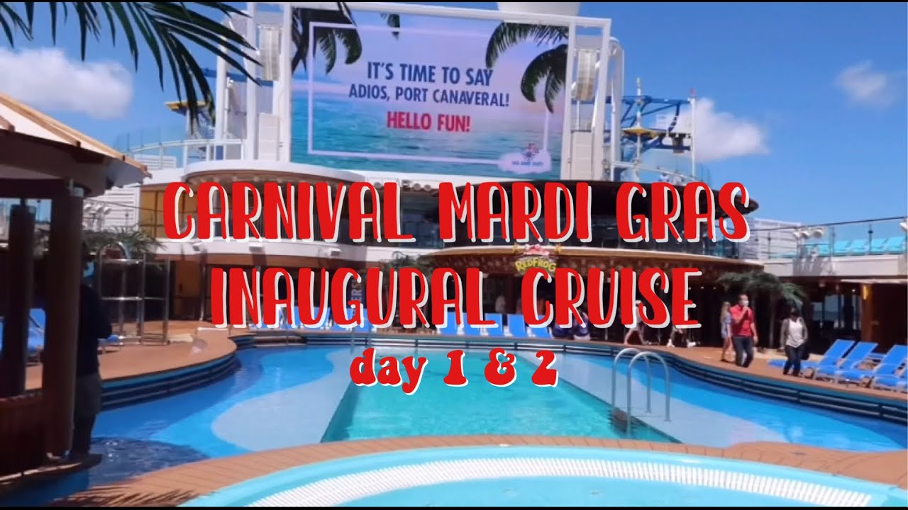 Carnival Mardi Gras Vlog Shaq Chicken, Pig & Anchor, Club 02, Deck