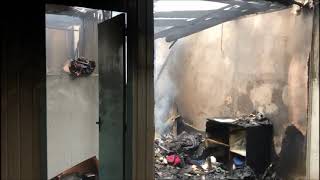 Incendio em residencia no bairro Primeiro de Maio em Farroupilha