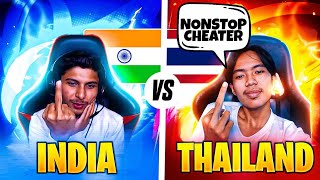 India 🇮🇳 Vs Thailand 🇹🇭 Most dangerous 4 Vs 4 match 😲 On Live Stream 🔥 @NonstopGaming_ Free Fire🔥