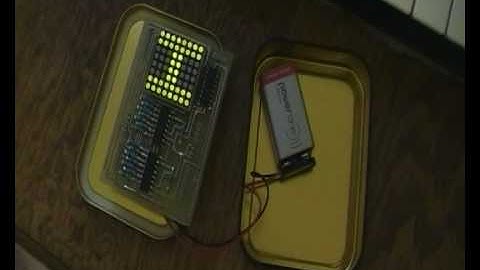 Red and Green LED Matrix