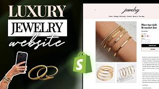 Shopify Jewelry Store Tutorial | From Start To Finish