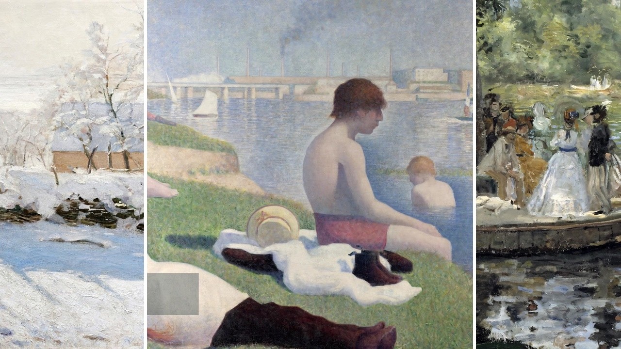 Masterpieces TV — Silent Art Gallery · September 12 Afternoon | Bathers at Asnieres… & others