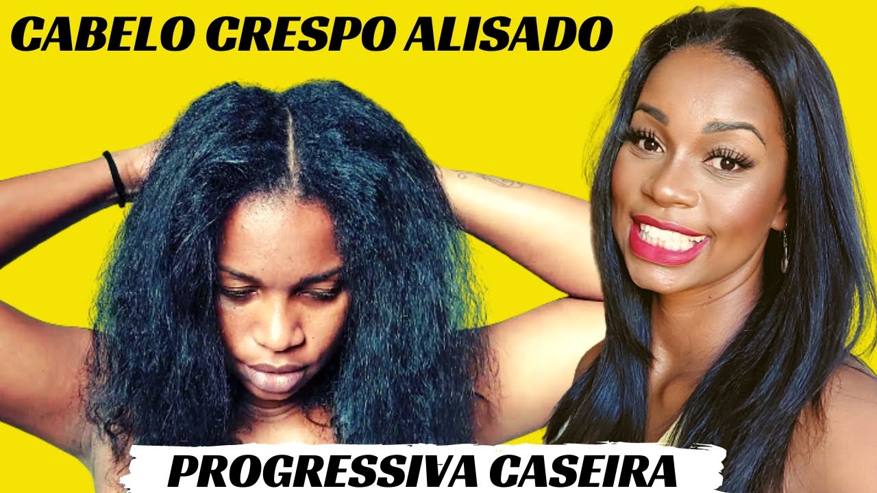 Como Deixo a Raiz do Cabelo Baixa sem Alisar Progressiva Caseira Top!!!