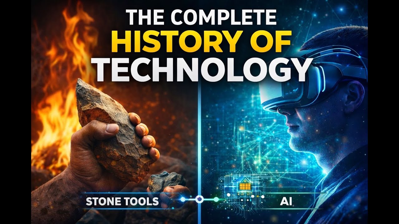 The Complete History of Technology | From the First Tools to Artificial Intelligence