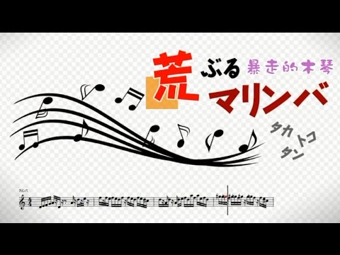 【鏡音リン・レン】荒ぶるマリンバ 中文字幕【タカトコタン】