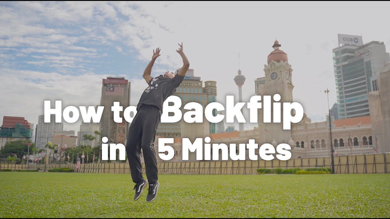 How to Backflip in 5 Minutes - Outdoor