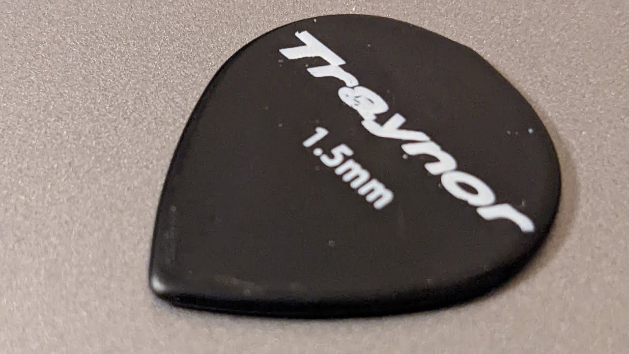 Month long review of Traynor tortex 1.5mm jazz pick