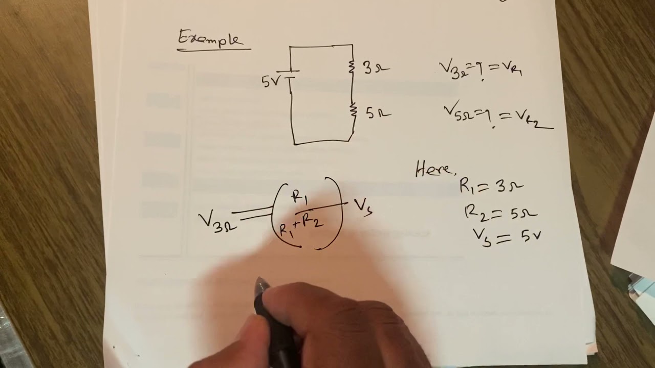 Voltage Divider Rule with example