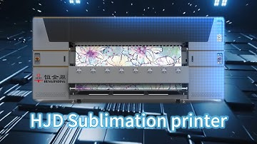 🔥 High-Speed Sublimation Printer Demo Industrial Fabric Printing Machine Full Workflow & Color Test