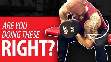 Do Concentration Curls RIGHT - Improve Your Biceps