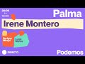 Elecciones europeas 9J | Lucía Muñoz, Serigne Mbayé e Irene Montero en Palma