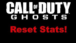 "Resetting my Stats!" Call of Duty Ghost resetting TheSpartacus200's Stats!