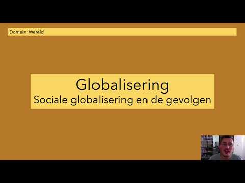 Aardrijkskundig -Globalisering 3 - 5 havo - Sociale globalisering oorzaken en gevolgen