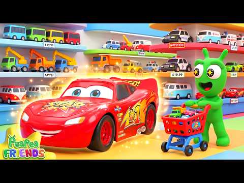 Pea Pea Drives a VIP Toy Car… Store Disaster Begins!