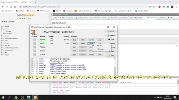 REPLICACIÓN DE BASE DE DATOS en phpMyAdmin (maestro-esclavo) con VirtualBox