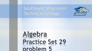 Math Review - Algebra Chapter Practice Set 29, problem 5 "Applying Equations to Word Problems"