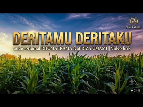 DERITAMU DERITAKU - Rhoma Irama feat. Riza Umami (Audio Original \u0026 Video Lirik)