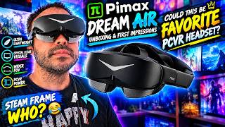 Pimax Dream Air PCVR Headset Unboxing, Gameplay, and 1st Impressions: Steam Frame Who?