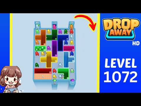 Drop Away Level 1072 Solution Walkthrough
