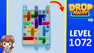 Drop Away Level 1072 Solution Walkthrough