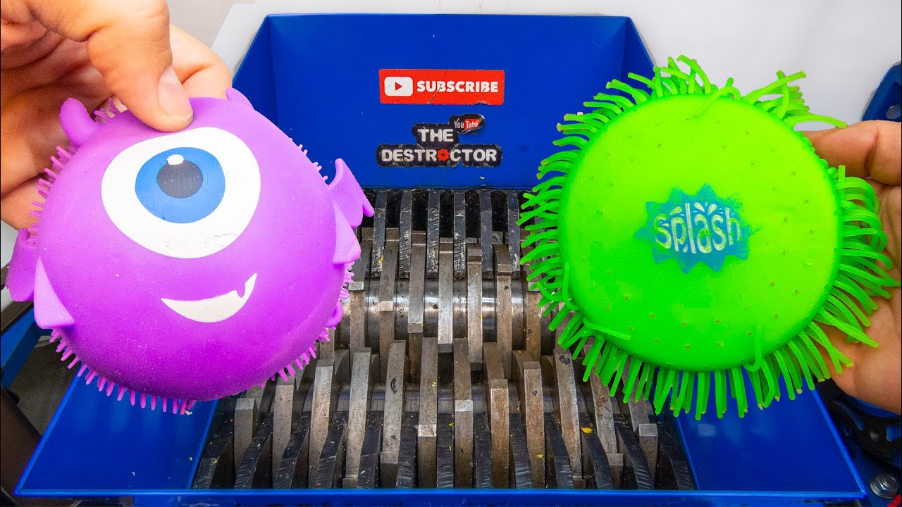 SHREDDING SQUISHY TOYS! - YouTube