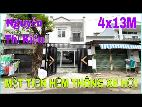 Video Bán nhà quận 12| (4 x 13m) nhà mặt tiền hẻm thông xe... - youtube