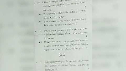 Computer Programming Theory 2018 Question paper of kuk. #M.Sc. Mathematics