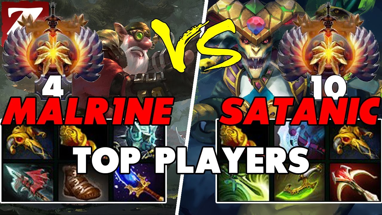 MALR1NE (SNIPER) Mid vs SATANIC (MEDUSA) Carry - Battle Of Top Players Dota 2 - Z Dota 2 Channel