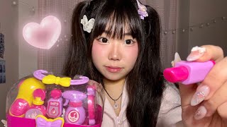 Asmr Big Sis Does Your Birthday Makeup With Kids Toy Set