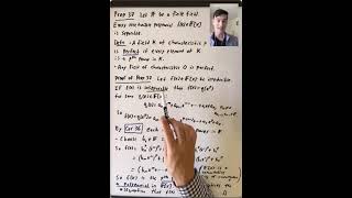 Finite Extensions of Perfect Fields are Separable (Algebra 3: Lecture 14 Video 4)
